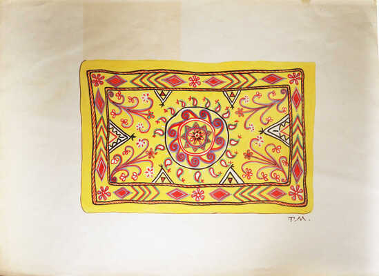 Маврина (Лебедева) Татьяна Алексеевна. Восточный ковер № 22 